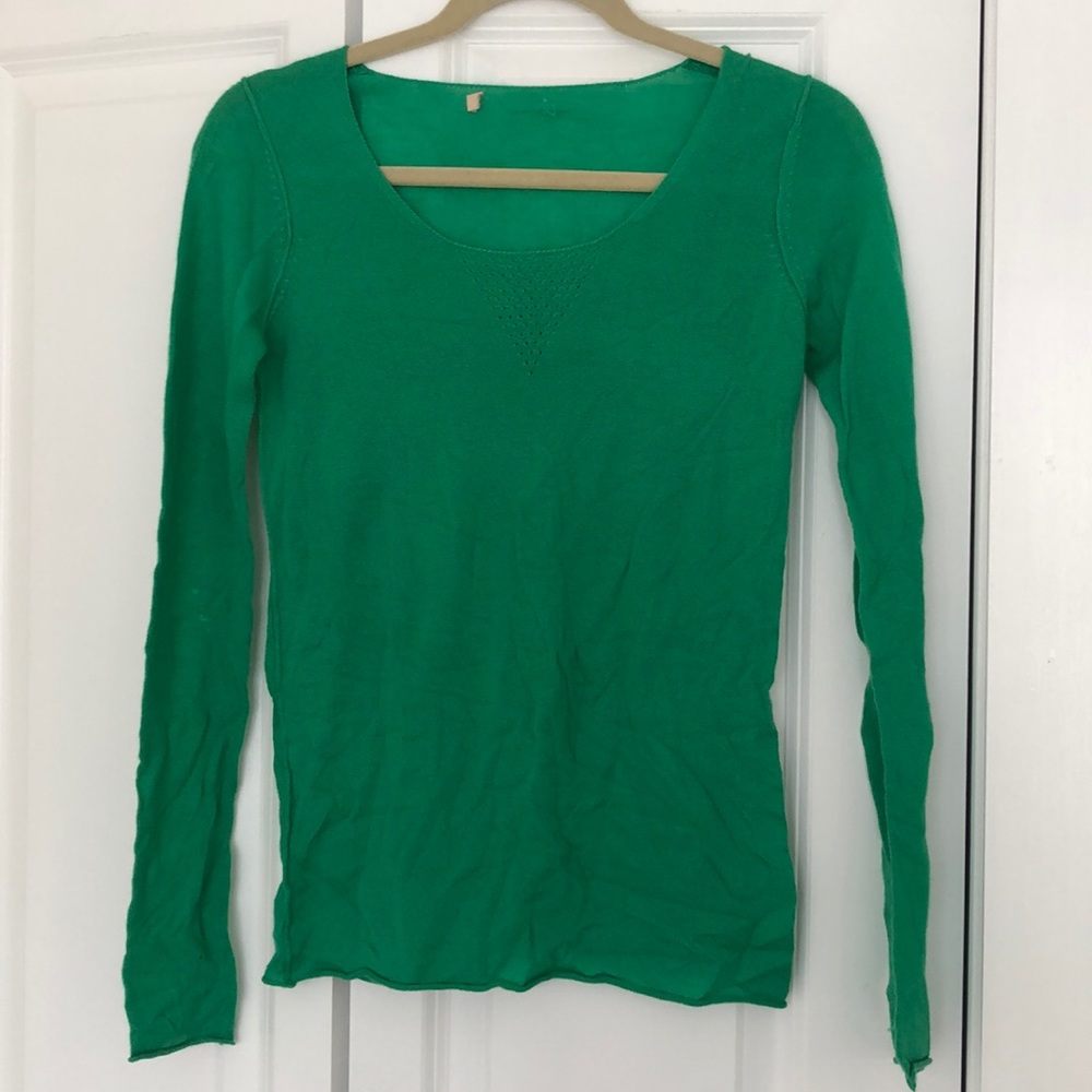 Green Cashmere Sweater